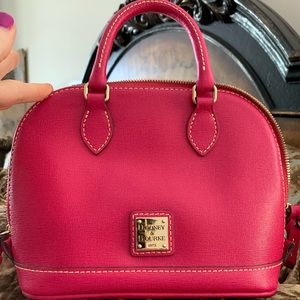 Dooney & Bourke pink small purse with strap